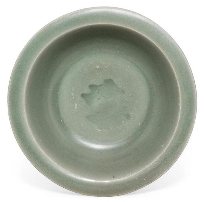 A small Longquan celadon 'Twin fish' dish, Song dynasty (AD 960-1279)