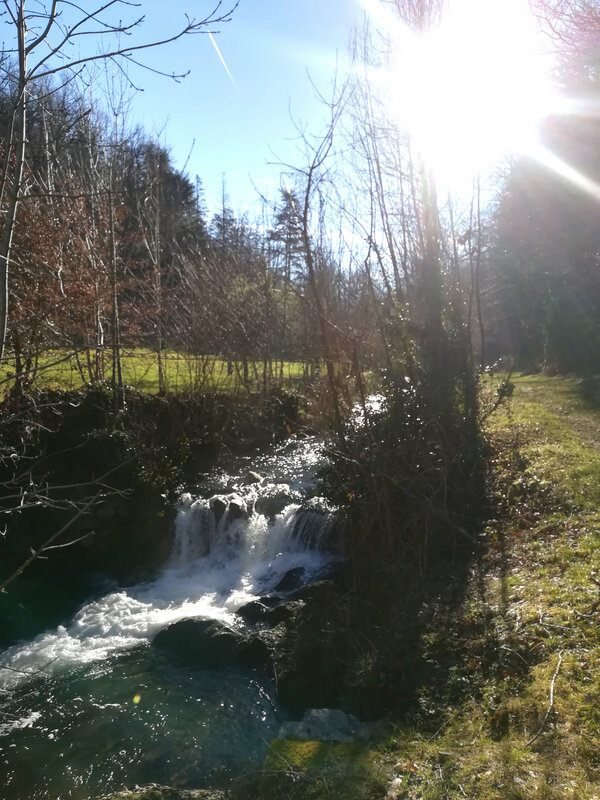 le Gier, à côté de l'Hermitage