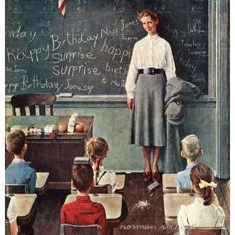 Rooftop_Norman_Rockwell_Schoolteacher