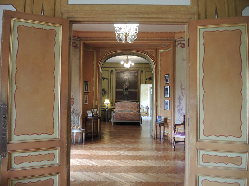 Cambo-les-Bains, Villa Arnaga, chambre de Rosemonde (64)