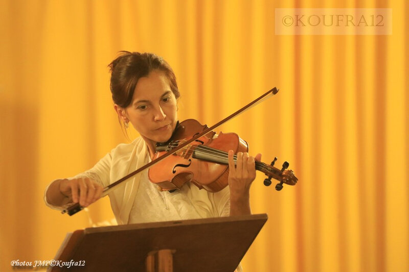Photos JMP©Koufra 12 - Le Caylar - Marie Andrée Lise - Harpe Violon - 22092019 - 0065