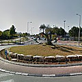 Rond-point à Rishon LeZion (Israël)