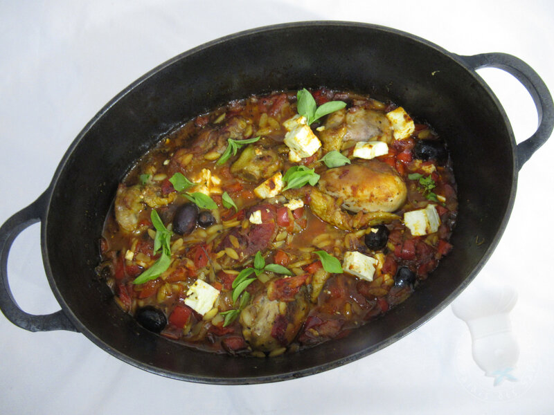 Poulet à la Grecque