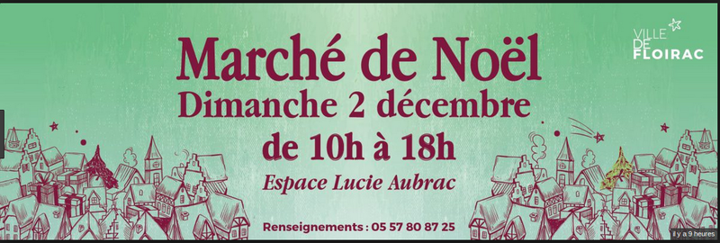 Capture affiche MARCHE NOEL FLOIRAC