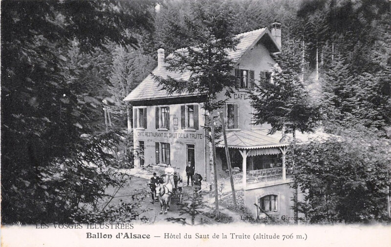 CPA Ballon d'Alsace Hôtel Saut de la Truite