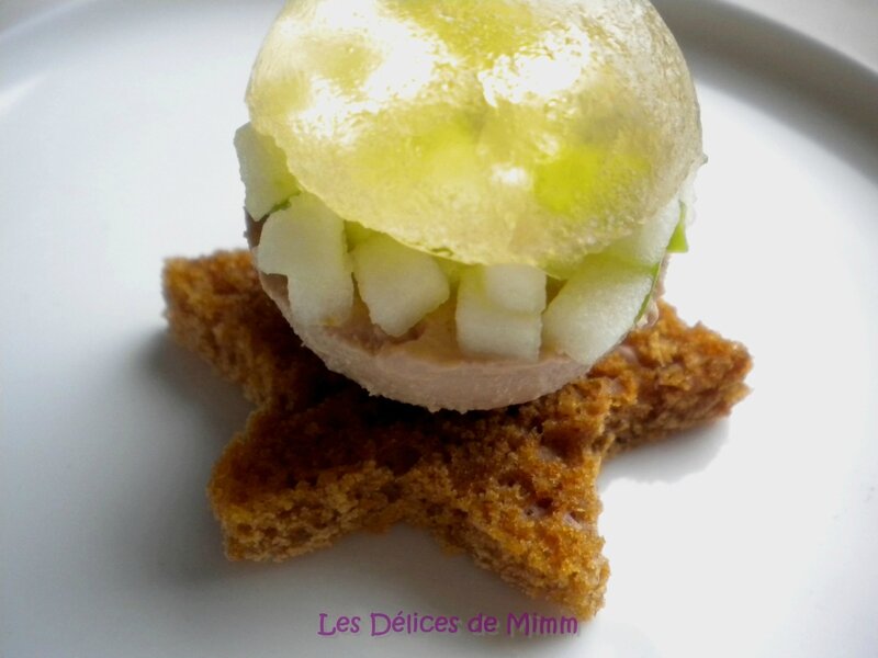 Boule de Noël au foie gras et gelée de Muscat de Rivesaltes 4