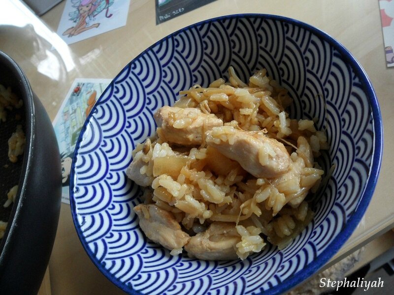 Riz poulet soja - 2