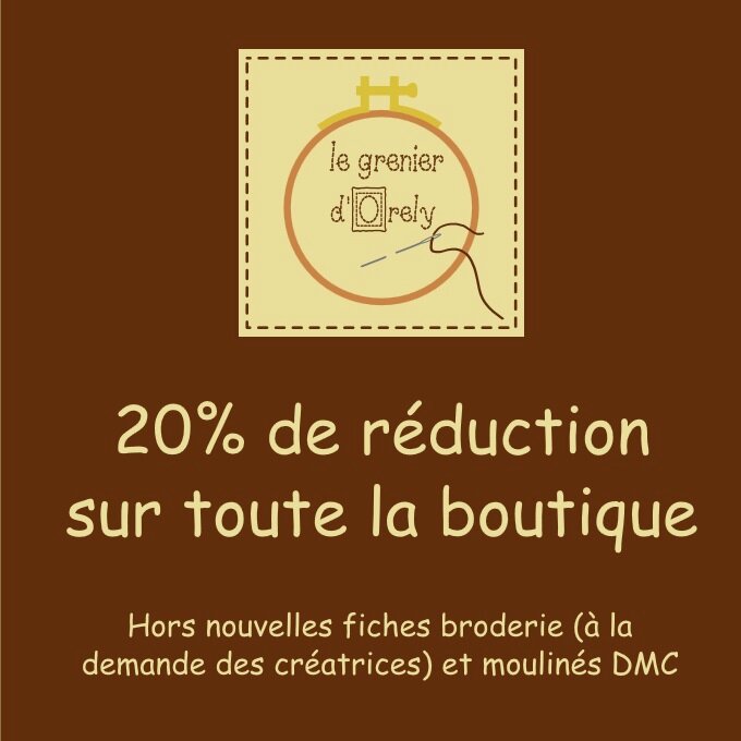 -20% sur toute la boutique