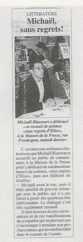1997 Dédicace maison de la Presse Bazas