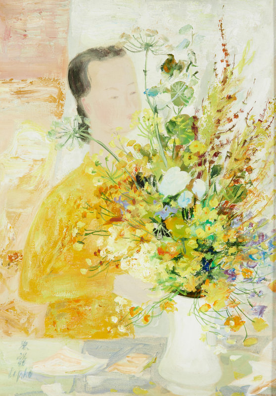 Le Pho (Vietnamese-French, 1907-2001), Le bouquet champêtre