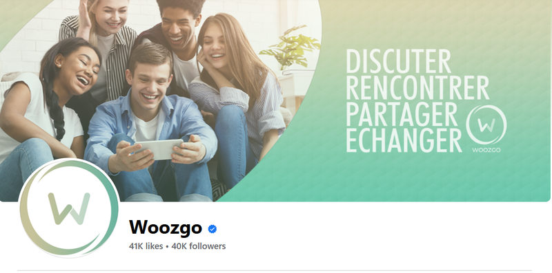 La page Facebook de Woozgo