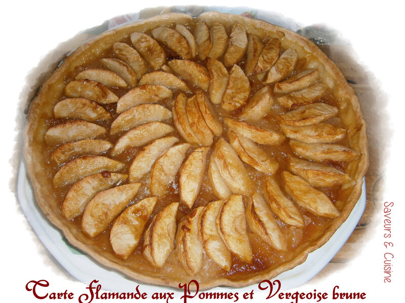 Tarte flamande aux pommes