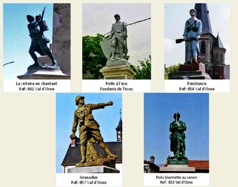 Poilus monuments aux morts