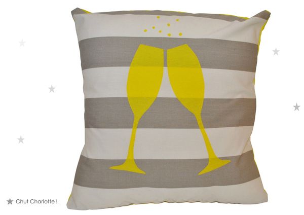 Coussin Champagne (1bis)