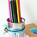 DIY: Le pot à crayon en 10 minutes