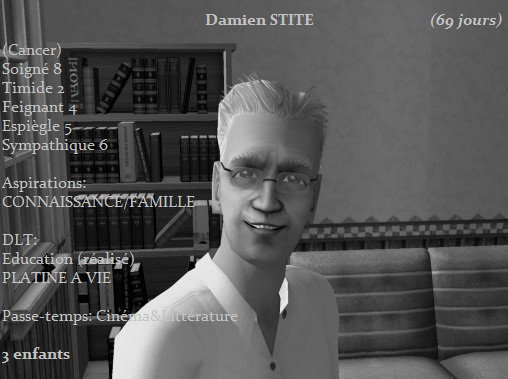 Damien Stite (69 jours)