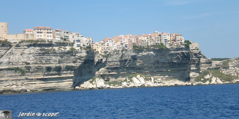 Bonifacio juchée sur ses falaises blanches
