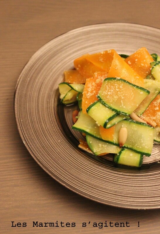 salade fraiche carotte courgette