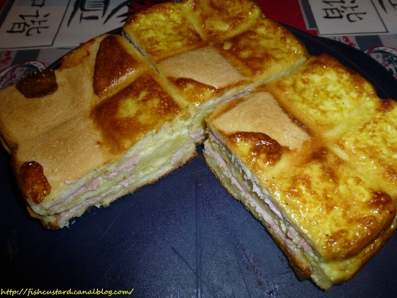 Croque-cake jambon-fromage (moule tablette) (18)