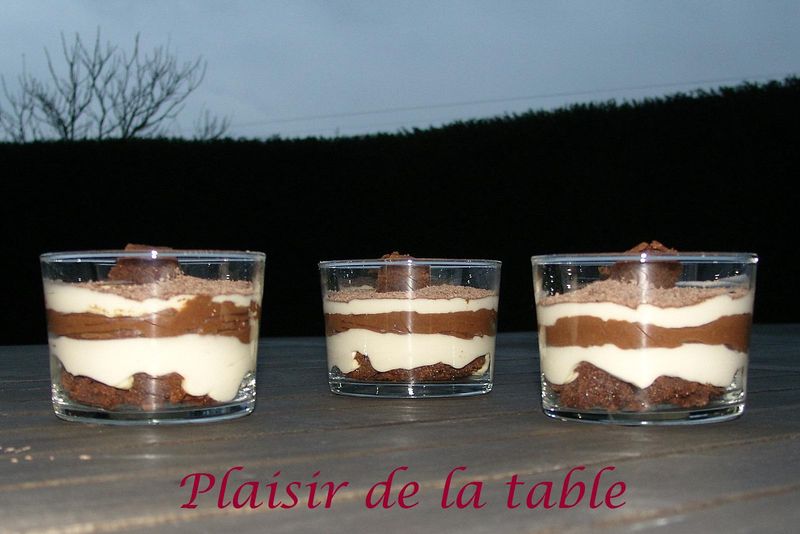 Tiramisu tradi-choco et brownies