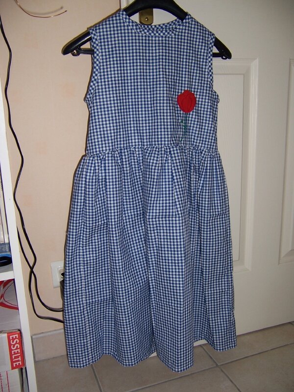 Robe au coquelicot