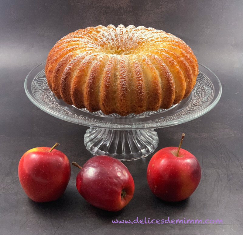 Cake aux pommes et au rhum 5
