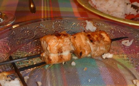 Yakitori de saumon recettes Marinade à la mode Bistro