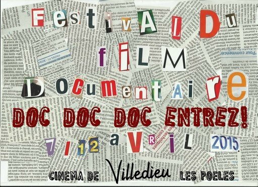 festival film documentaire Doc Doc Doc Entrez 2015 Villedieu les Poêles affiche visuel