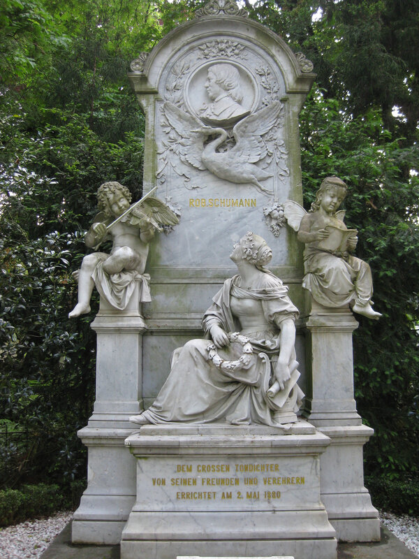 Tombe de Robert et Clara Schumann à Bonn