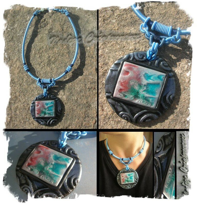 pendentif paysage