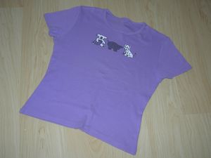 Tee shirt violet