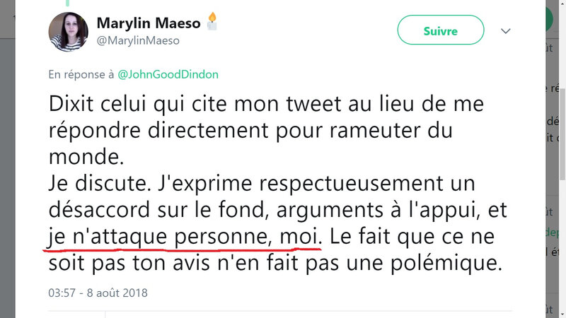 MarylinMaesoJeNAttaquePersonneMoi