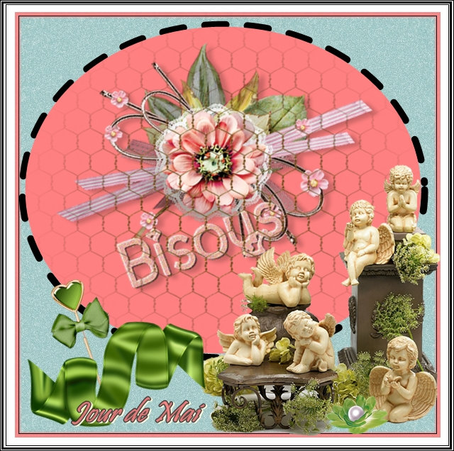 Bisous roses et anges verts 11032022