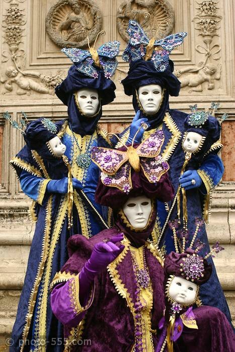 carnaval de venise bleu