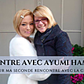Seconde rencontre avec Ayumi Hamasaki à Londres