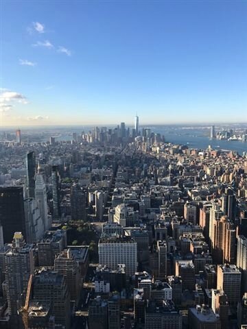 NYC vu de l'Empire State Building ©Kid Friendly