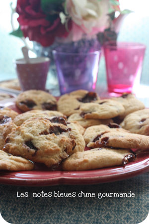 Les cookies de Nathalie au carambar recettes dessert Sauce Carambar au Beurre salé à la Vanille de Tahiti