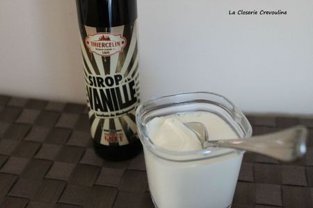 Yaourts sirop vanille Closerie