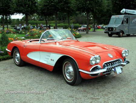 Chevrolet corvette convertible de 1958 (9ème Classic Gala de Schwetzingen 2011) 01