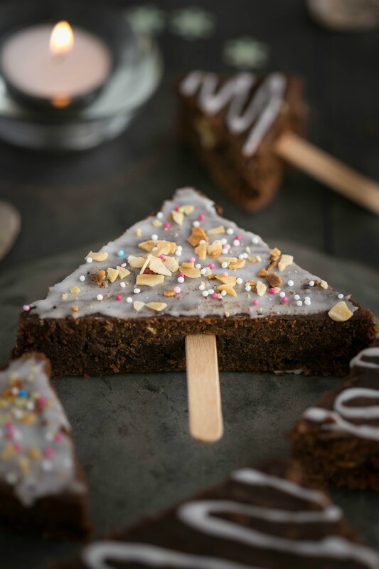 Sapins en chocolat moelleux