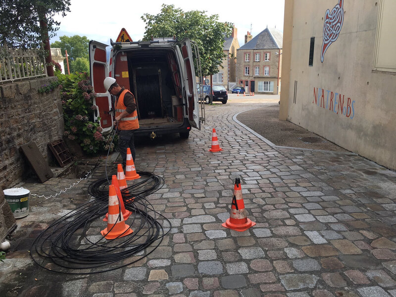 Avranches_FTTH_fibre optique_déploiement_rue de Geole_septembre_2017