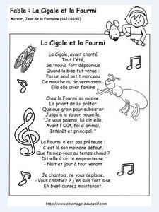 LA CIGALE ET LA FOURMI