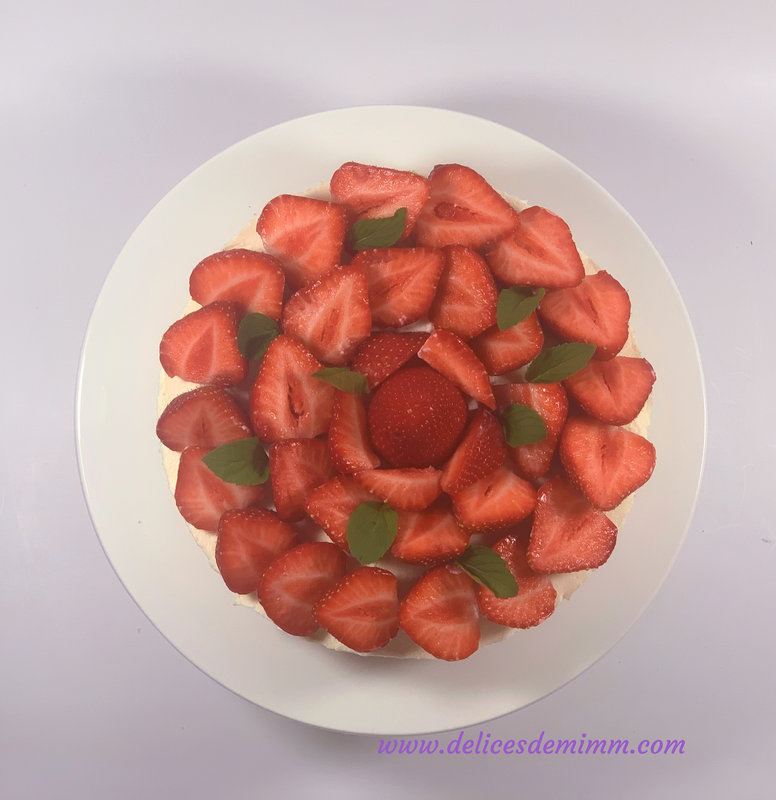 Tarte aux fraises sans cuisson 5