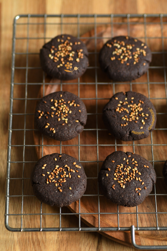 Biscuits croquants fondants crème de sésame noir & cacao_1