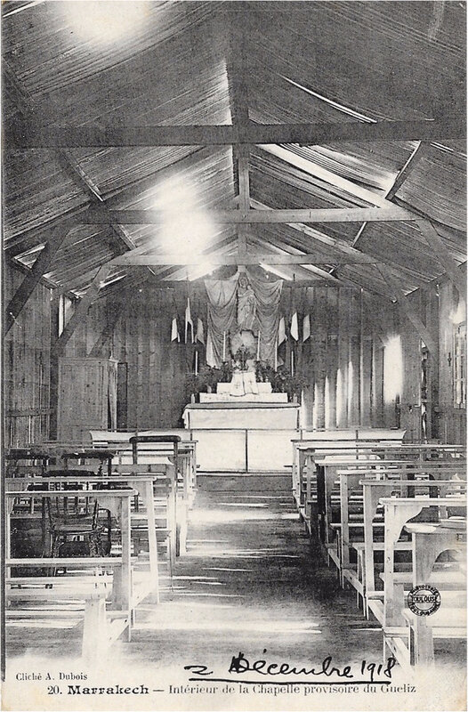 A-Dubois-chapelle-provisoire-Guéliz-1918-n20