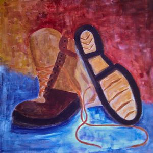 Chaussures-acrylique