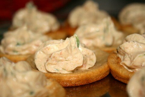 Mini Cêpes et mousse de saumon