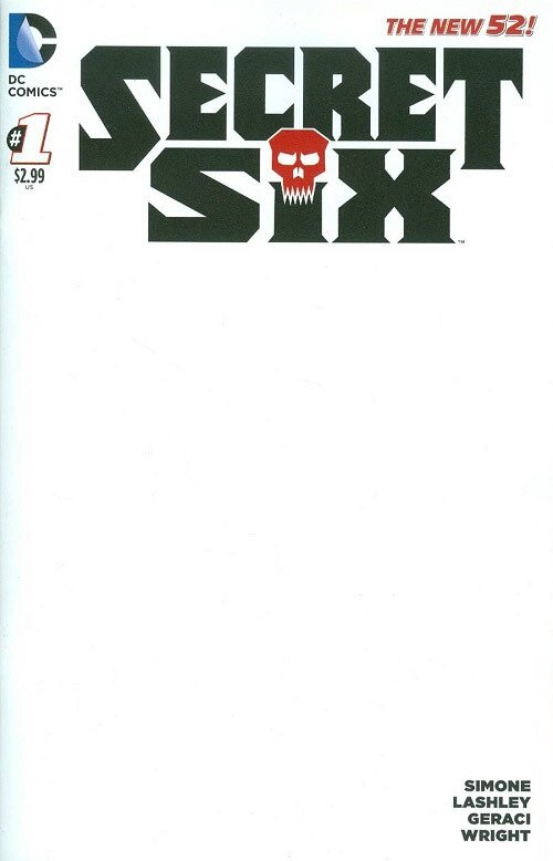 secret six 1 blank variant