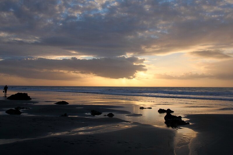 6-Normandie - Etretat, plage, coucher de soleil_0600