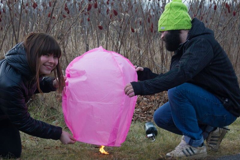 rose ballon